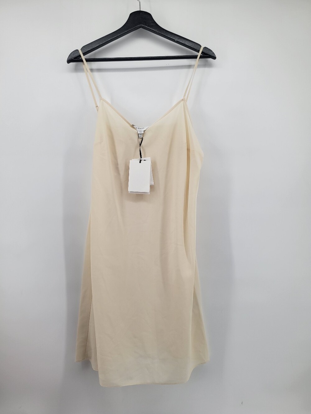 L.K. Bennett Women's Slip Dress - Cream Spaghetti Strap Size 12